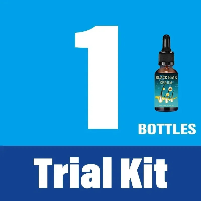 Natural Anti Gray Hair Serum - Repair White & Darkening Hair | Nourishing Hair Care Remedy