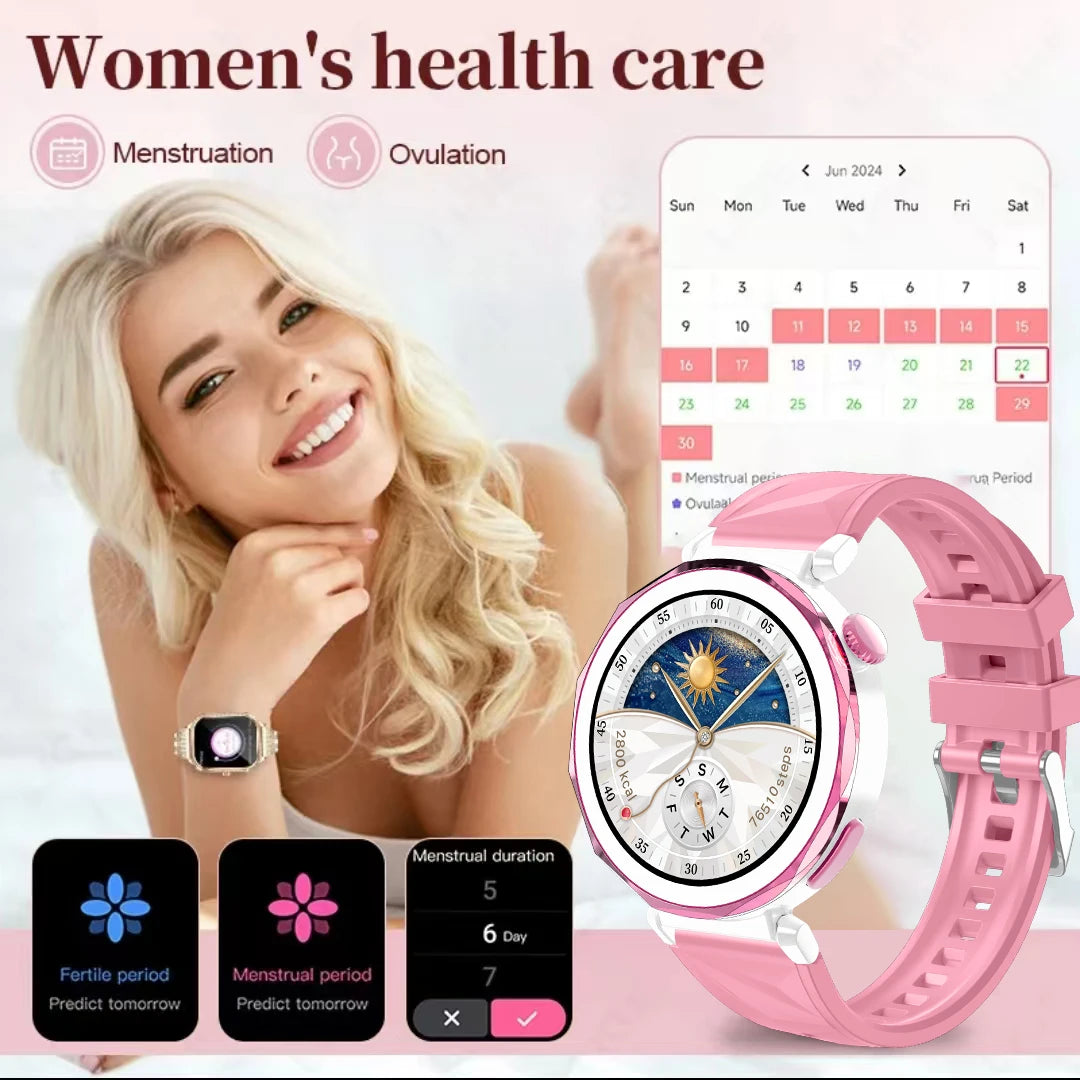 2025 New Original For Huawei Watch GT5 Mini Smart Watch Men Body Temperature Bluetooth Call NFC GPS Sport Women Watch For Huawei