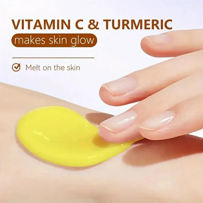 Turmeric VC Cream Smooths Wrinkles Collagen Hyaluronic Acid Improves Dull and Dry Skin Oil Control Moisturizing Cream 60g