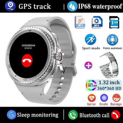 2025 New Watch8 Ultra Smart Watch Classic NFC Health Monitoring GPS Bluetooth Call 3ATM Waterproof HD Smartwatch For IOS Android