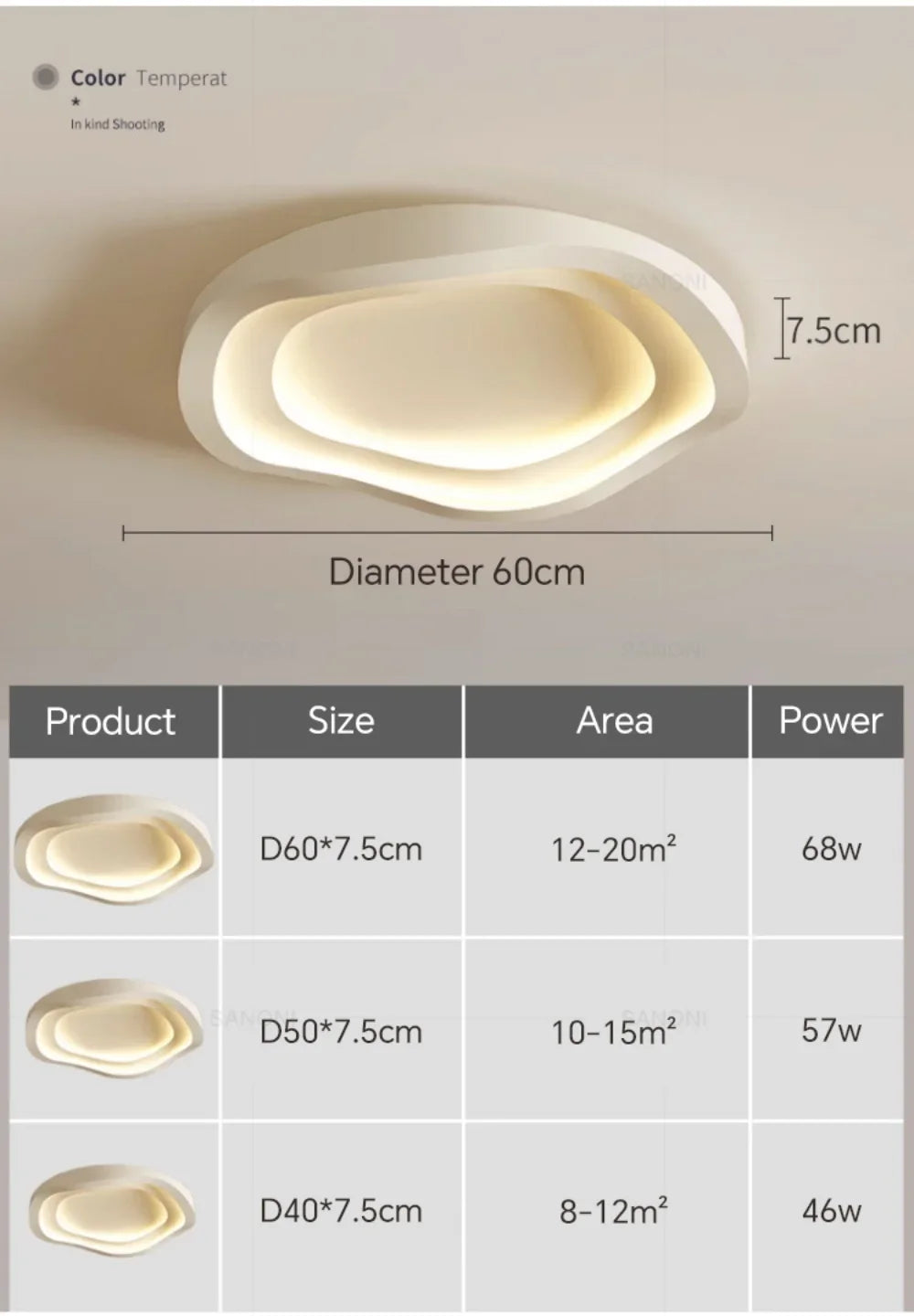 Modern LED Ceiling Lamp for Living Dining Room Study Bedroom Geometry Ceiling Lights Indoor Home Decor Lighting Fixture Luster