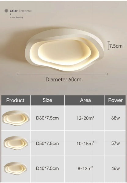 Modern LED Ceiling Lamp for Living Dining Room Study Bedroom Geometry Ceiling Lights Indoor Home Decor Lighting Fixture Luster