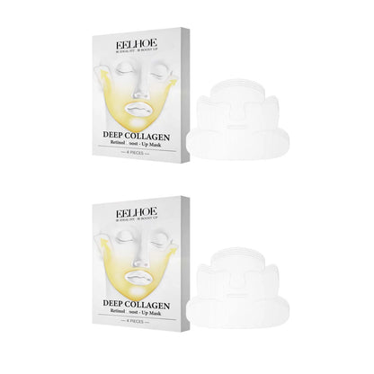 Deep Collagen Retinol Firming Mask Lifting Tightening Facial Skin Lighten Fine Lines Smooth Natural Hydrating Translucent Mask