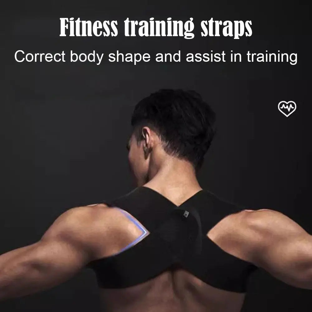 Adjustable Back Shoulder Posture Corrector Belt Clavicle Spine Support Reshape Your Body Home Office Sport Upper Back Neck Brace