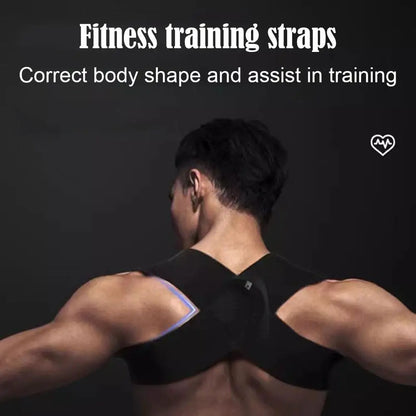Adjustable Back Shoulder Posture Corrector Belt Clavicle Spine Support Reshape Your Body Home Office Sport Upper Back Neck Brace