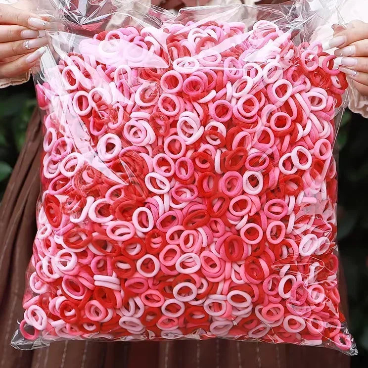 20/50/100Pc Elastic Hair Bands Girls Hair Accessories Mini Colorful Nylon Headband Kids Ponytail Holder Scrunchie Ornaments Gift