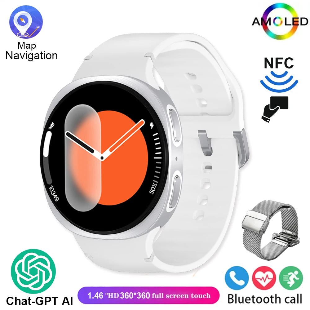 New Watch 8 Ultra Smart Watch Men NFC Health Monitoring Bluetooth Call 100+ Sports Mode IP68 Waterproof Smartwatch Women 2025
