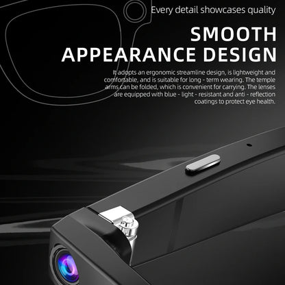 Smart AI Glasses 800W pixel AI Shooting Camera HD Photo Video Voice Call Translation Waterproof Bluetooth Glasses