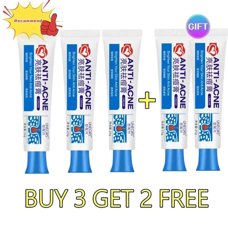 Herbal Acne Removal Face Cream Clears Pimple Scar Black Dots Gel Acne Treatment Shrink Pore Skin Whitening Lightening Ointment