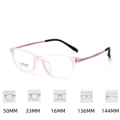 FIRADA New Fashion Eyewear Children Transparent Titanium Eyeglasses Optical Prescription Glasses Frame For Boys And Girls 99100T