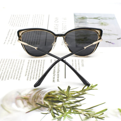 KANDREA Vintage 2 In 1 Clip On Glasses Frame Women Brand Design Polarized Sunglasses Optical Prescription Eyeglasses FNA017
