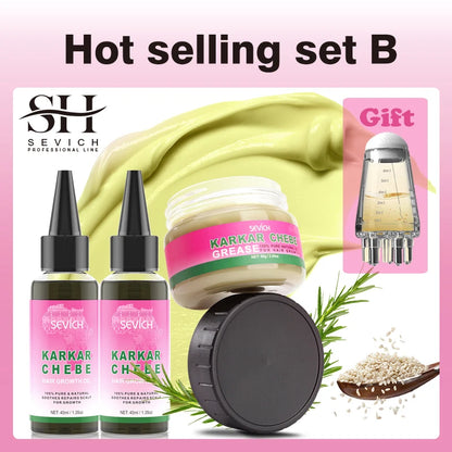 2024 New Super Growth Oil Karkar Regrowth Thicken Oils Chebe Anti-Breakage Essential Oil Serum Rosemary Anti Hair Loss Products