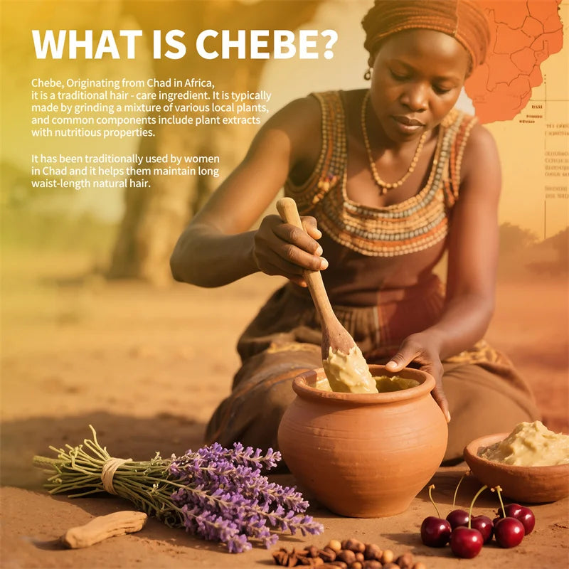 2025 New African Chebe oil Hair Growth Oil Deeply Moisturization Anti-Hair Loss Breakage Repair Damage Hair Thicken Hair Essence