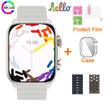 Hello Watch 3 Plus Gen 2 SmartWatch DeepSeek 2025 Original 49mm AMOLED 4G ROM NFC GPT Compass Photo Album Local Music Men Watch