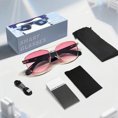 GT-32 Smart bluetooth glasses specificationsTranslation Sunglasses Voice Remote Control Music Eyewear Waterproof Eyeglasses