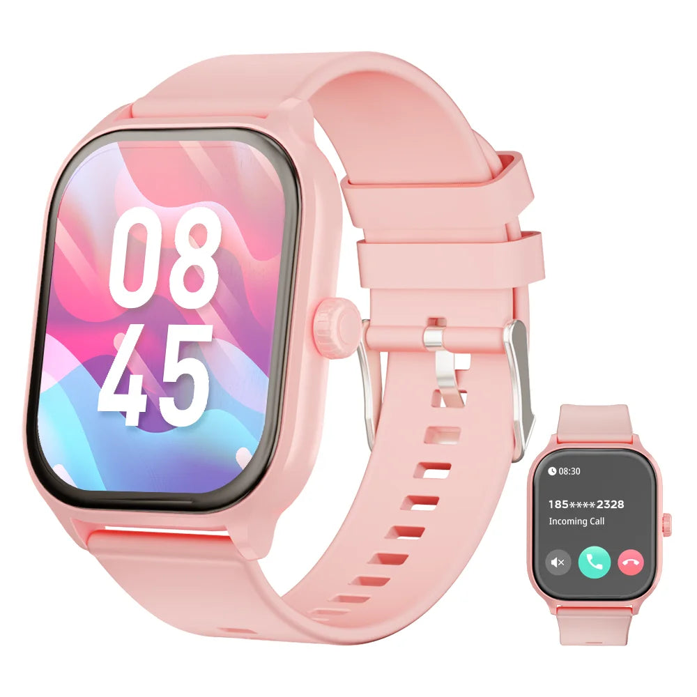 LAXASFIT 2.01“ Bluetooth Call Smart Watch Support 100+ Sports IP68 Waterproof 2024 New Man Woman Message Reminder Smart Watch