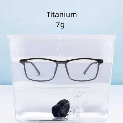 FIRADA Fashion Eyewear Vintage Square Titanium Eyeglasses New Myopia Optical Prescription Glasses Frame For Men And Women 8883