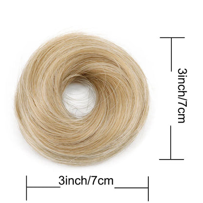 WIGSIN Synthetic Messy Dount Hair Buns Updo Chignon With Elastic Hair Exension for Women Daily Lazy Hair Accessories