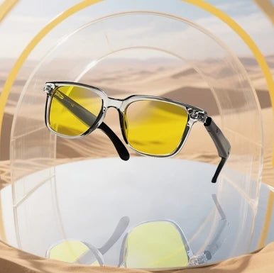 GT-51 HD AI Smart Glasses Chat 50mA*2 battery Battery Voice Assistant Control Camera Bluetooth Call Smart Glasses