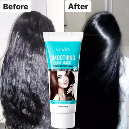 Magical Keratin Hair Mask Professional Fast Repairing Damaged Frizzy Hairs Soft Smooth Shiny Permanent Straightening Hair Care