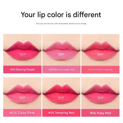 VIBELY 7 Color Mood Changing Lip Balm Natural Aloe Vera Long Lasting Moisturizing Lipstick for Women Color-Shifting Makeup