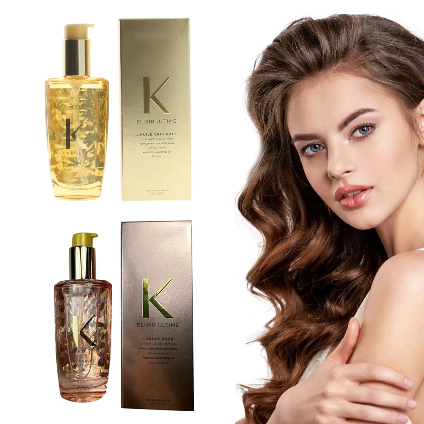 100ml Hair Care Essential Oil Deep Repair Moisturizing Dry Dull Hair Treatment Relieve High Temperature Damage Frizz Hair Gift