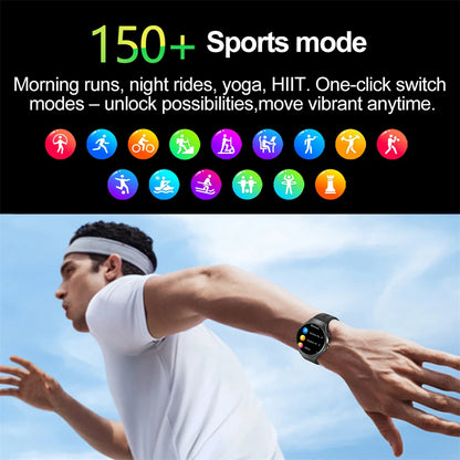 2025 New Outdoor Smartwatch Smart Watch Men Sports Fitness Model 1.53 HD AMOLED Screen LED Flashlight IP67 Waterproof Smartwatch