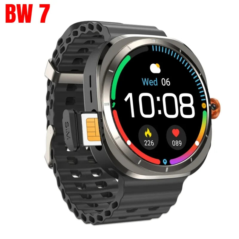 Next Generation U8 Smart Watch Ultimate 4G 5G SIM Card Video Calling GPS Compass WIFI Rotary Camera International 1480mAhBattery