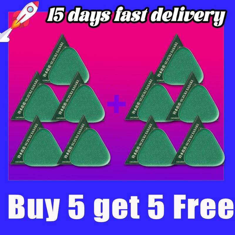 Herbal Extracts Arborvitae Leaf and Usmal Grass Shampoo Bar, Cleaning, Oil Control, Thickening Hair Shampoo Bar