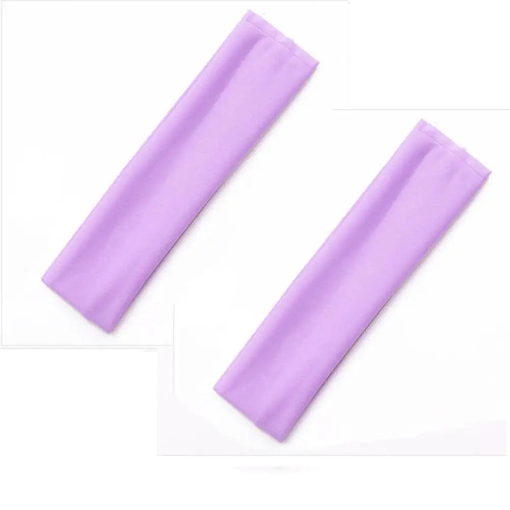 Hot SALE!! 2PCS Sports Headbands High Elastic Women Gym Yoga Hair Bands Exercise Tennis Fitness Running Sweat Head Hair Bands