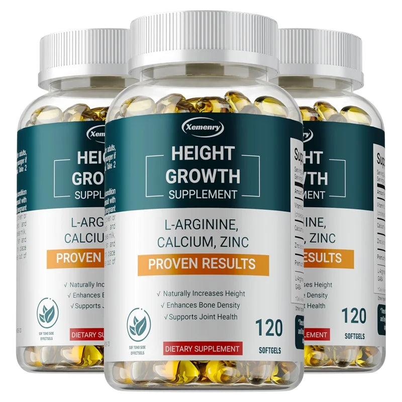 Height Growth Supplements - Bone Strengthening and Growth Promotion for Children, Teens and Adults
