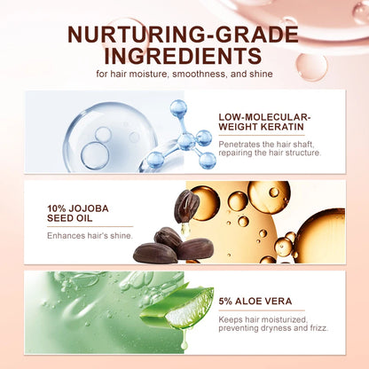 PURC Disulfide Bond Hair Mask Keratin Hair Treatment Smoothing Straightening Hair Cream Repair Damaged Hair Care Products