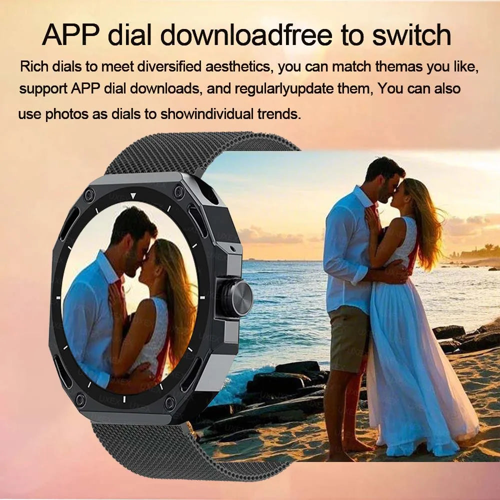 Business Smart Watch Watch Men 1.53 HD Screen Full Always On Display Bluetooth Call Custom Photo 3D UI Smart Watch Women Outdoor