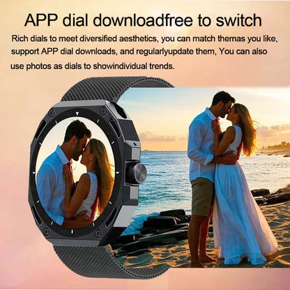 Business Smart Watch Watch Men 1.53 HD Screen Full Always On Display Bluetooth Call Custom Photo 3D UI Smart Watch Women Outdoor