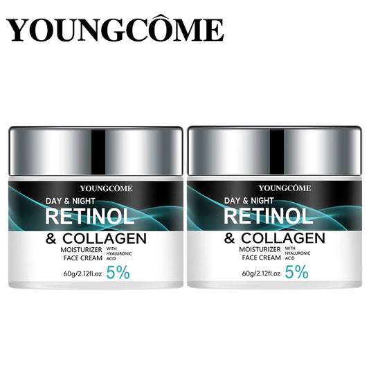 2 Pack 60g Retinol Cream Nourishing And Locking Moisture To Improve Skin Texture Promotes Skin Elasticity And Luster Nourishing