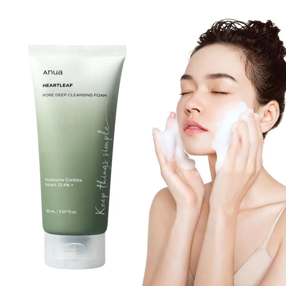 Pore Deep Cleansing Foam Facial Cleanser Foam Face Wash Remove Blackhead Moisturizing Double Cleansing Hyaluronic Acid Skin care