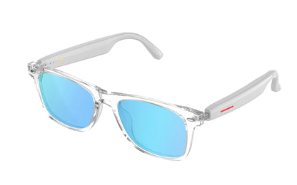 AI Bluetooth Smart Glasses Real-Time Translation Multilingual Listening Music & Call Functionality