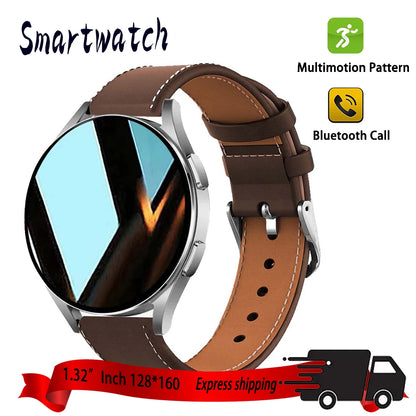 2025 New Business Smartwatch Men 1.32" inch Bluetooth Call Fitness Tracker Smart Wearable Women Wireless Call Watch Android IOS