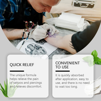 Eelhope Tattoo Cream Aloe Vera After Care Tattoo Smooth Skin Soothing Calm Skin Redness Removal Vitamin E Tattoo Care Cream 20g