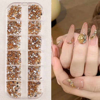 Nail Art Accessories - Charms, Rhinestones & Decorations, Nail Supplies with Art Parts & Figures