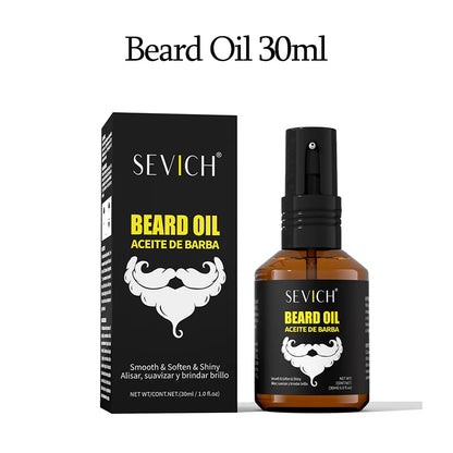 Beard Growth Kit Beard Growth Essence Oil Nourishing Beard Conditioning For Men Wash Care Set Beard Styling Massage Strengthen
