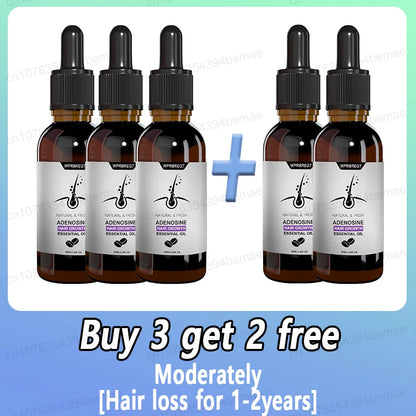 Adenosine Hair Growth Serum Essence Solution Oil Products Activator Fast Baldness Treatment Hereditary Seborrheic Alopecia Loss
