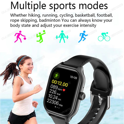 New Smart Watch Bluetooth Call Heart Rate Sleep Monitoring 100+ Sports Modes Pedometer IP68 Waterproof Smartwatch For Men Women