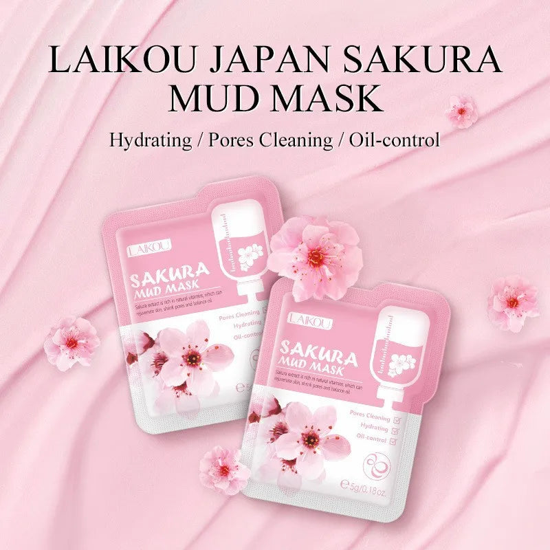 LAIKOU 5pcs Moisturizing Facial Mask Hydrating Sleeping Face Sheet Masks Repairing & Nourishing Night Face Mask Skin Care