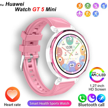 2025 New Original For Huawei Watch GT5 Mini Smart Watch Men Body Temperature Bluetooth Call NFC GPS Sport Women Watch For Huawei