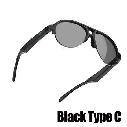 4K Fashion AI Camera Smart Audio Glasses Waterproof Bluetooth 5.3 Call Playing Music Smart Glasses Identify Pictures