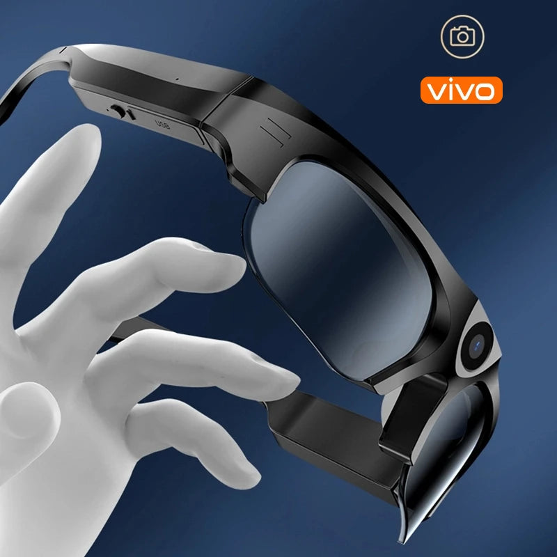 Vivo Smart Glasses Bluetooth Camera Outdoor Multifunctional Sports Player Waterproof Anti-UV For Men Women Sunglasses G300 New