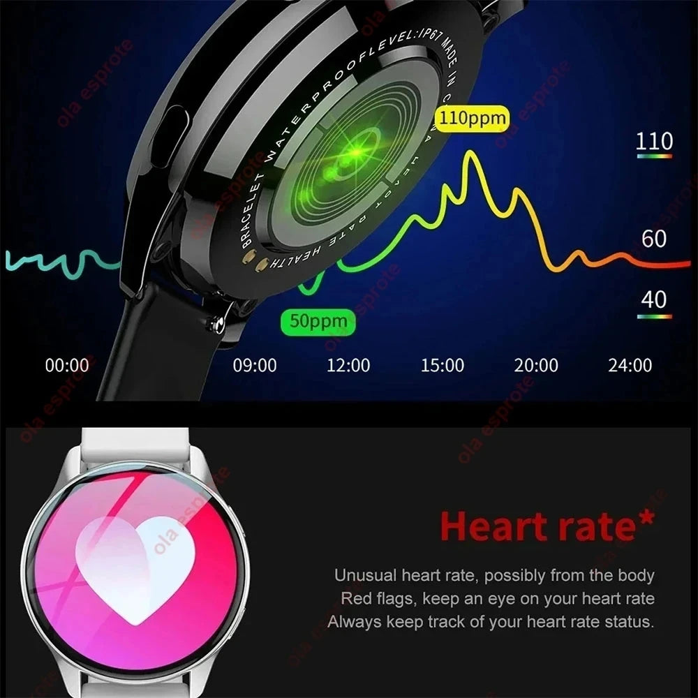 New Smart Watch Watch 6 Health Monitor Women Watches Waterproof Bluetooth Call Heart Rate Smartwatch 2025 Fitness Sports watch