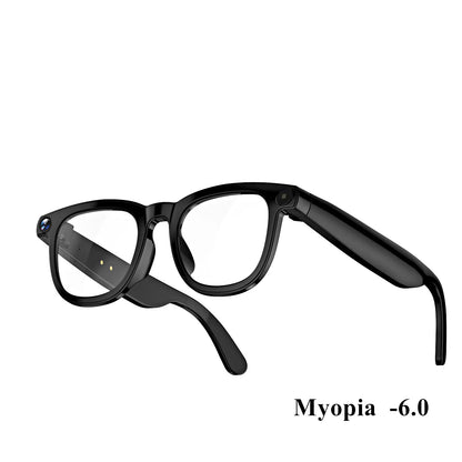 Smart Camera Glasses Prescription Lenses Translate Language Bluetooth Call AI Image Recognition Meeting Notes Smart Glasses