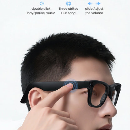 Fashion Smart Glasses Real-Time Translation 800W Camera 1080P Video Recording Anti-Shake Smart Image Recognition Sunglasses